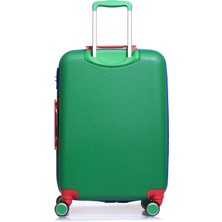 United Colors Of Benetton 14BNT700-Set Yeşil Unisex 3 Lü Set Bavul