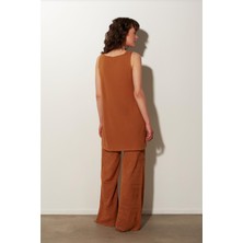 Sherin Hardal Örgü Desenli Triko Tunik Pantolon Takım SS23TK480102HR