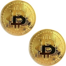 Rabadon Bitcoin Madeni Hediye Para Konsept Para 2 Adet Kutulu