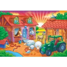 KS Games Sunrise On The Farm Jumbo Puzzle 12 Parça
