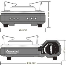 Orgaz Orcamp Tekli Portatik Ocak Gri CK-505