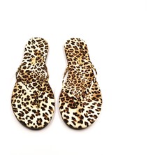 Tkees Klasik Kadın Leopar Parmak Arası Terlik