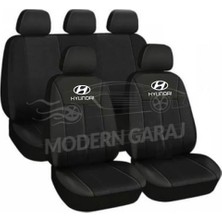 Modern Garaj Hyundai Koltuk Kılıfı Hyundai Boyun Yastığı Hyundai Kemer Pedi Hyundai Dikmeli Direksiyon Kılıfı Hyundaisetsiyah