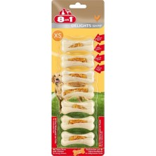 8in1 Delights Strong Xs Tavuklu Köpek Ödül Kemiği 7'li 140 G
