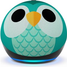 Amazon - Alexa - Owl ile Echo Dot Kids (5. Nesil, 2022 Sürümü)