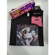 GC GÖKHAN CLUB Blackpink T-Shirt Çorap Kalemlik Kombin