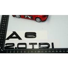 Audi A6 2.0 Tdi Parlak Siyah Abs 3m 3D Bagaj Yazı Logo Orjinal Ürün