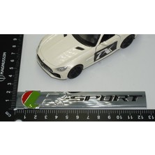 Jaguar R Sport 3m 3D Bagaj Krom Metal Logo Arma
