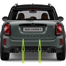 Mini Cooper Countryman R60 F60 Siyah Metal 3m Bagaj Yazı Logo