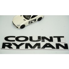 Mini Cooper Countryman R60 F60 Siyah Metal 3m Bagaj Yazı Logo