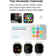 Uygur Store Watch 8 T800 Ultra 2023 Model Ios Android Uyumlu Sağlık & Spor Verileri Ölçüm Sensörlü Akıllı Saat