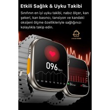 Uygur Store Watch 8 T800 Ultra 2023 Model Ios Android Uyumlu Sağlık & Spor Verileri Ölçüm Sensörlü Akıllı Saat