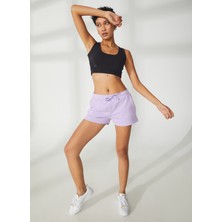 Grab Siyah Kadın O Yaka Kısa Sporcu Sütyeni GW-T23S050 Poly Bralette