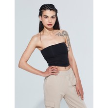 Comm-Ci Pixie Straplez Model Organik Pamuk Örme Body 1116