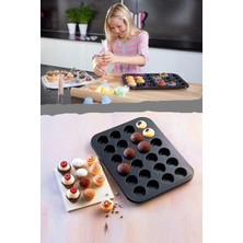 Muffin Kalıbı 24'Lü Cupcake Kapsülü Fırın Mini Kek Browni Kekstra Kurabiye Kalıbı Muffin Baking Pan