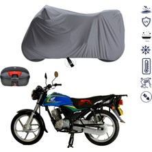 Teksin Honda Cb 125 Ace Çantalı Motosiklet Branda Su Geçirmez Topcase Uyumlu Motor Branda