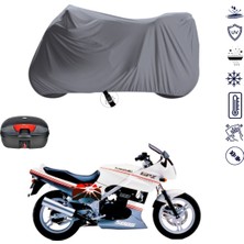 Teksin Kawasaki Gpz 500 Çantalı Motosiklet Branda Su Geçirmez Topcase Uyumlu Motor Branda