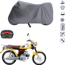 Teksin Kuba RY18 Çantalı Motosiklet Branda Su Geçirmez Topcase Uyumlu Motor Branda