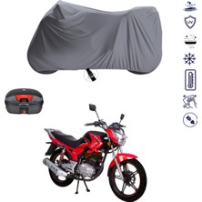 Teksin Rmg Range 100 Çantalı Motosiklet Branda Su Geçirmez Topcase Uyumlu Motor Branda