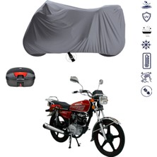 Teksin Mondial 135 Uag Çantalı Motosiklet Branda Su Geçirmez Topcase Uyumlu Motor Branda