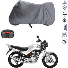 Teksin Yamaha Ybr 125 Çantalı Motosiklet Branda Su Geçirmez Topcase Uyumlu Motor Branda