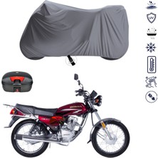 Teksin Honda Cgl 125 Çantalı Motosiklet Branda Su Geçirmez Topcase Uyumlu Motor Branda