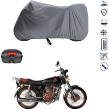 Teksin Motoran Scorpion 100 Çantalı Motosiklet Branda Su Geçirmez Topcase Uyumlu Motor Branda