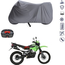 Teksin Mondial X-Treme Super Çantalı Motosiklet Branda Su Geçirmez Topcase Uyumlu Motor Branda