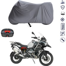 Teksin Bmw R 1200 Gs Adventure Çantalı Motosiklet Branda Su Geçirmez Topcase Uyumlu Motor Branda