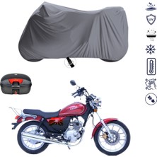 Teksin Kanuni Seyhan 301 Çantalı Motosiklet Branda Su Geçirmez Topcase Uyumlu Motor Branda