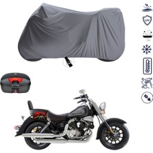 Teksin Dorado Poseidon 250 Çantalı Motosiklet Branda Su Geçirmez Topcase Uyumlu Motor Branda