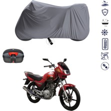 Teksin Vitello King 100 Çantalı Motosiklet Branda Su Geçirmez Topcase Uyumlu Motor Branda