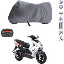 Teksin Tgb Bullet Rs 125 Çantalı Motosiklet Branda Su Geçirmez Topcase Uyumlu Motor Branda