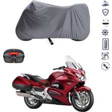 Teksin Honda St 1300 Pan European Çantalı Motosiklet Branda Su Geçirmez Topcase Uyumlu Motor Branda