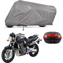 Teksin Honda Cb 900 Hornet Çantalı Motosiklet Branda Su Geçirmez Topcase Uyumlu Motor Branda