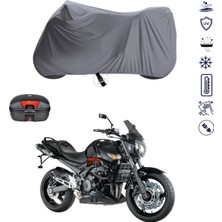 Teksin Suzuki Gsr 600 Çantalı Motosiklet Branda Su Geçirmez Topcase Uyumlu Motor Branda
