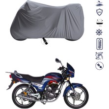 Teksin Kanuni Windy 125 Çantalı Motosiklet Branda Su Geçirmez Topcase Uyumlu Motor Branda