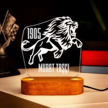 Hediye Sepeti Taraftara Hediye Aslan Figürlü LED Lamba