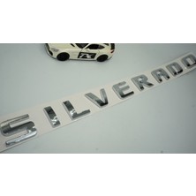 Chevrolet Siverado Bagaj 3m 3D Krom Abs Yazı Logo Amblem