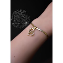 Papatya Silver 925 Ayar Gümüş Gold Kaplama 100 Dilde Seni Seviyorum Yazılı Italyan Zincir Bileklik