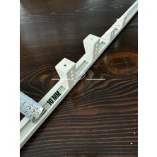 Rendecioğlu Tekstil Katlamalı Perde Dekoratif Ray Montaj Ayağı 4 cm Uzun Başlık 4'lü