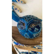 Rahan Mumluk Turkuaz Seramik El Işi Hand Made Mumluk