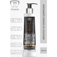 Titanium Protein Tuzsuz Şampuan Sülfatsız Kuru ve İşlem Görmüş Saçlar İçin 400 ml