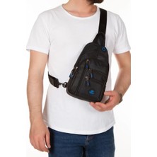 Newish Polo Body Bag USB Çıkışlı Çapraz Göğüs ve Sırt Çantası-Qatro 2333