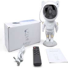 Mobgift Astronot Tasarımlı Kumandalı Projector Projeksiyon Gece Lambası