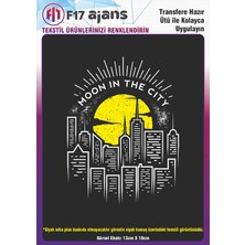 F17 Ajans Ütü ile Yapışan Tekstil Dtf Transfer Baskı