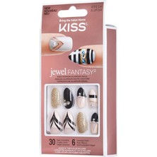 İmPRESS Kiss Gel Fantasy Siyah-Gold-Simli
