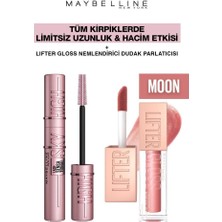Maybelline New York Maybelline Sky High Dev Limitsiz Kirpikler-Işıltılı Dolgun Dudaklar Makya Seti 003 Moon