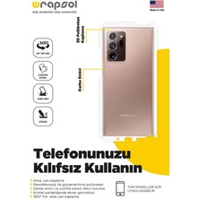 Wrapsol Xiaomi Redmi Note 12 Pro Arka ve Yan Kaplama Tam Koruyan Koruyucu Poliüretan Film