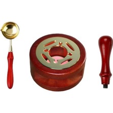 Profisher Davetiye Mum Mühürü Uygulama Seti Kahverengi 3 Lü Set